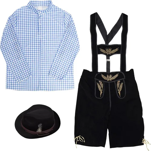 Vista 3 de Oktoberfest Lederhosen Men's Halloween Costume
