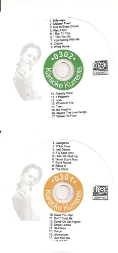 Vista 3 de KARAOKE KURRENTS 6 Disk CDG Set Current 2007 - June 2009 Pop Country Rock Urban 100 songs
