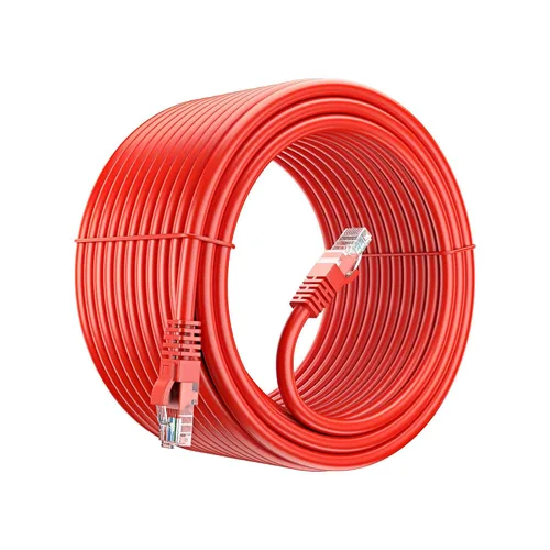 Vista 10 de Maximm Cable Ethernet Cat 6 de 30 pies, cobre 100% puro, cable LAN Cat6, cable de Internet, cable de conexión y cable de red, UTP (negro) de 30 pies