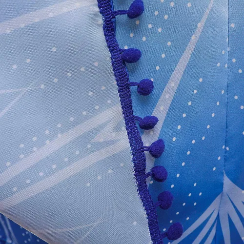 Vista 6 de DH Disfraz de princesa azul para niñas pequeñas
