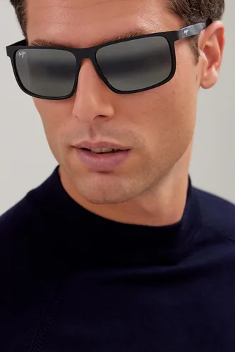 Vista 3 de Maui Jim Gafas de sol rectangulares polarizadas Wana para hombre