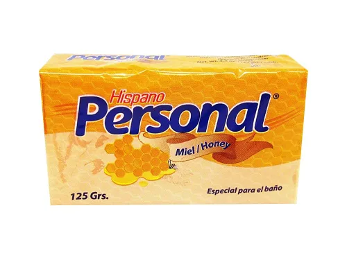 Vista 2 de 3 Hispano Personal Honey Miel Bar Soap 4.41 oz 4.4 oz cada barra de jabón Great Dominica