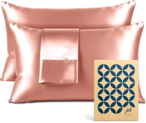 Vista 15 de Pure Bedding Sábanas de satén de lujo para cama individual de hotel, juego de sábanas de microfibra extra suave de 1800, resistente a las arrugas, a