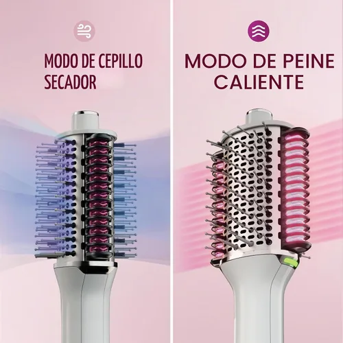 Vista 8 de Shark HT202 SmoothStyle - Peine térmico + cepillo secador, modo dual, para todo tipo de cabello, seda