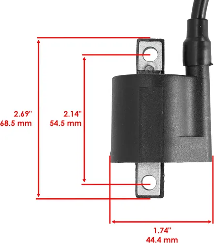 Vista 2 de Caltric Bobina de encendido compatible con Suzuki Lt-A750X King Quad Lta750X 2008 2009 2011 2012 2013