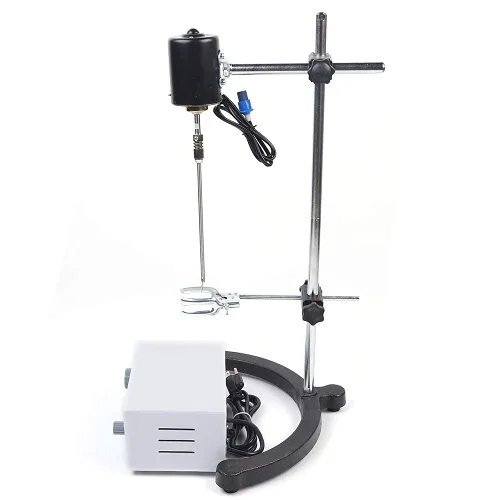 Vista 5 de Mezclador de laboratorio,Agitador eléctrico de arriba,3000rpm 0-120 minutos velocidad ajustable,100w 110v/60hz