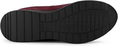 Vista 6 de Allegra K Botas de tobillo con plataforma y puntera redonda para mujer