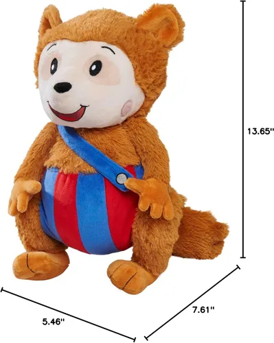 Vista 7 de Simba 109241017 Bobo Siebenschläfer - Juguete de peluche, canta conmigo, reproduce música, 13.8 in, para niños a partir de 3 años