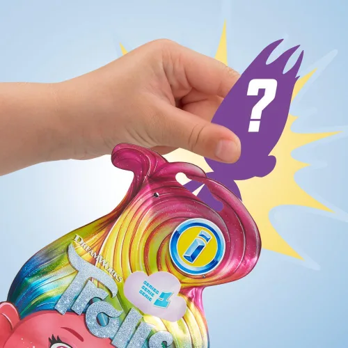 Vista 5 de Imaginext Trolls Colección de figuras de bolsa ciega con personajes y accesorios posables