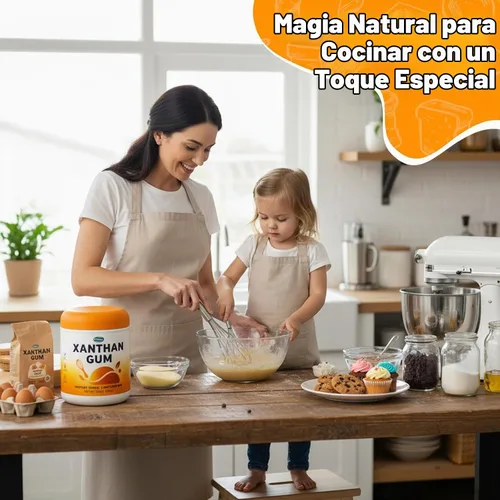 Vista 6 de Goma de xantano de 10 onzas, sin dieta cetogénica y gluten, 100% natural para hornear