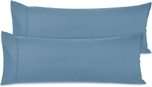Vista 86 de Nestl - Juego de 2 fundas de almohada de microfibra azul playa tamaño Queen, 20 x 30 pulgadas