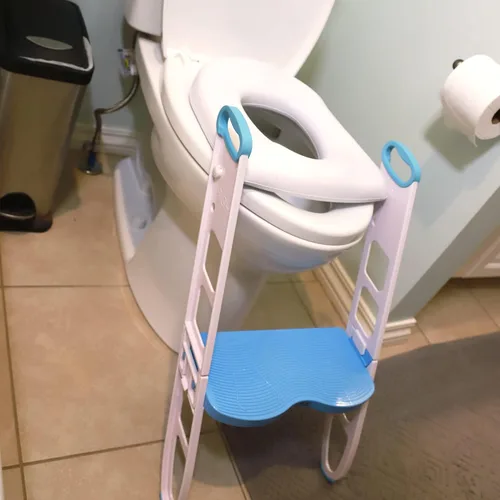 Vista 9 de Elevador con cojín y contorno para WC, 1 unidad, de la marca Mommy's Helper