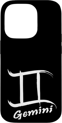 Vista 17 de iPhone 16 Gemini Sign With Zodiac Symbol Astrological Womens Mens Case