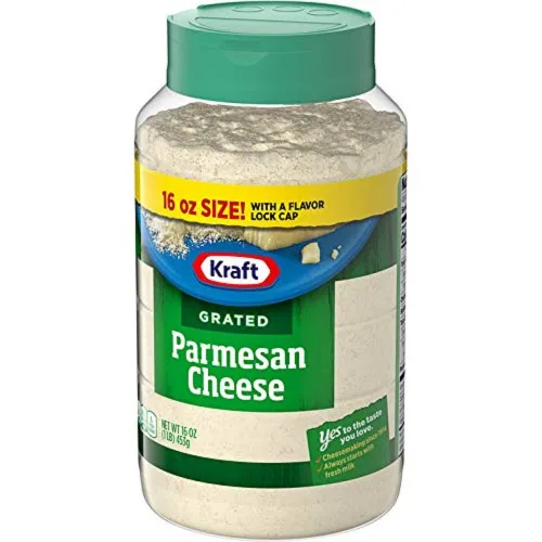Vista 10 de Kraft Coctelera de queso parmesano 100% rallado (botella de 8 oz)