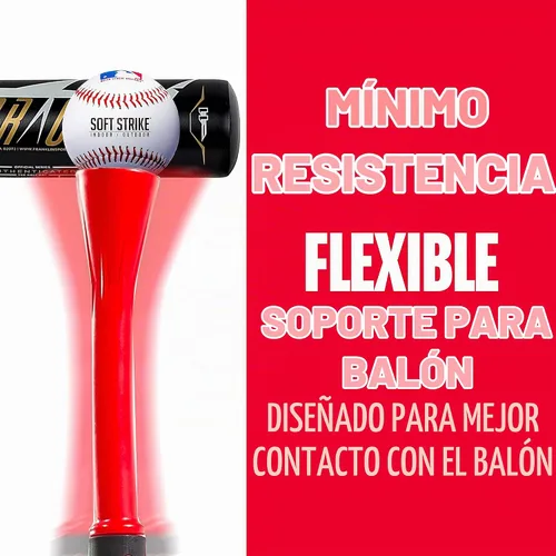 Vista 4 de Franklin Sports MLB Spring Swing tee de bateo sin punta