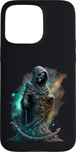 Vista 31 de Santa Muerte - Carcasa para iPhone 17, diseño de folklore mexicano