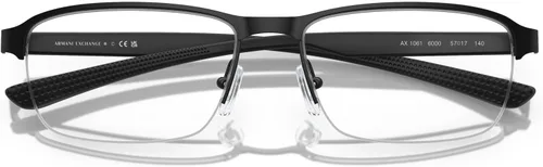 Vista 5 de AX ARMANI EXCHANGE Men's Ax1061 Square Prescription Eyewear Frames
