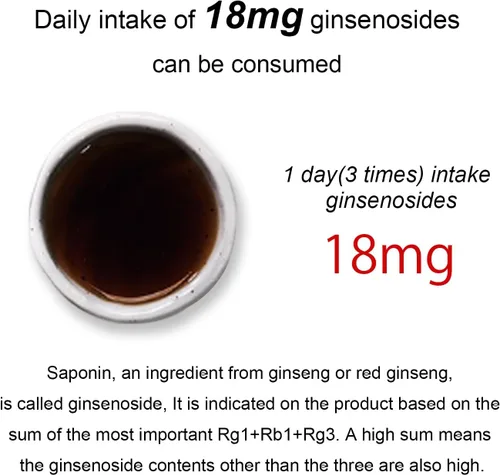 Vista 4 de Pocheon 240g (8.5oz), 100% puro coreano 6 años raíz Panax extracto de ginseng rojo real, 70% estado sólido, saponina, apoyo inmunológico natural