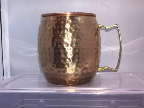 Vista 2 de EastWest Russian Style - Taza martillada de cobre puro (1)