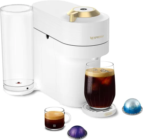Vista 11 de Nespresso Vertuo Pop+ Deluxe de De'Longhi con Aeroccino, plateado