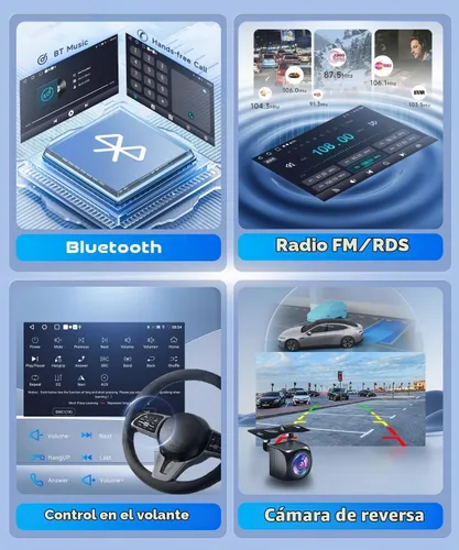 Vista 6 de Estéreo de coche para Nissan Sentra 2013-2017 Radio con Carplay inalámbrico