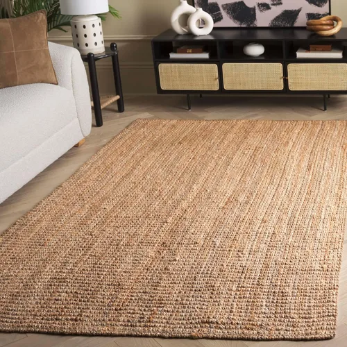 Vista 15 de SAFAVIEH Colección de fibra natural - Alfombra decorativa de yute, 2 x 3 pies, color gris, hecha a mano, ideal para áreas de alto tráfico