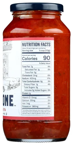 Vista 2 de CARBONE Salsa de pasta Arrabbiata, 24 OZ