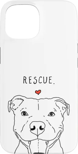 Vista 6 de Rescue Love Smiling Pit Bull, Pittie, Pitbull Mom, Dog Lover Case for iPhone 17