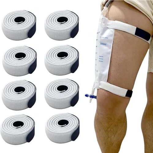 Vista 8 de WEEOATAR Foley - Paquete de 4 soportes para tubo de catéter y soporte de tubo de catéter, dispositivo de estabilización antideslizante, seguro