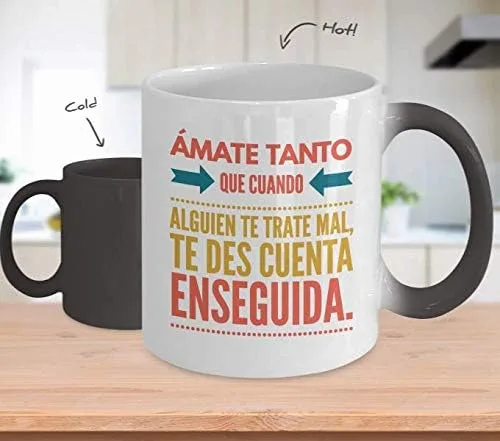 Vista 2 de Regalo para amigos Taza de café para hermana Regalo perfecto para graduados, profesionales y estudiantes Vaso con afirmaciones positivas