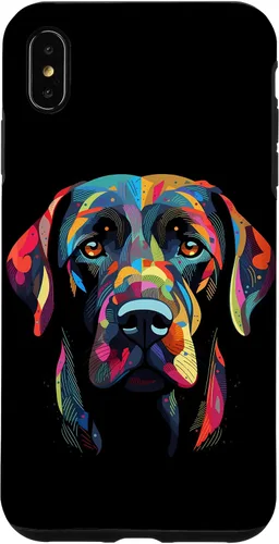 Vista 11 de Labrador Retriever - Carcasa para iPhone 17, diseño de cara de perro, color negro
