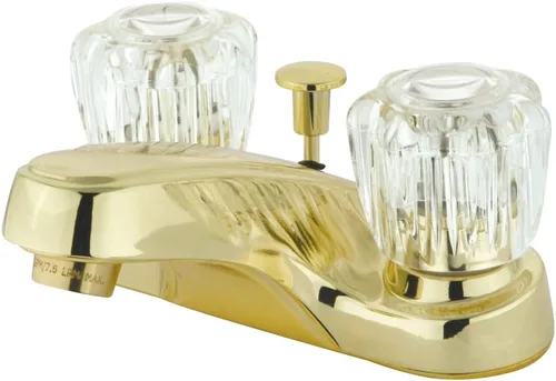 Vista 4 de Kingston KB161 - Grifo de baño central de 4 pulgadas, cromo pulido
