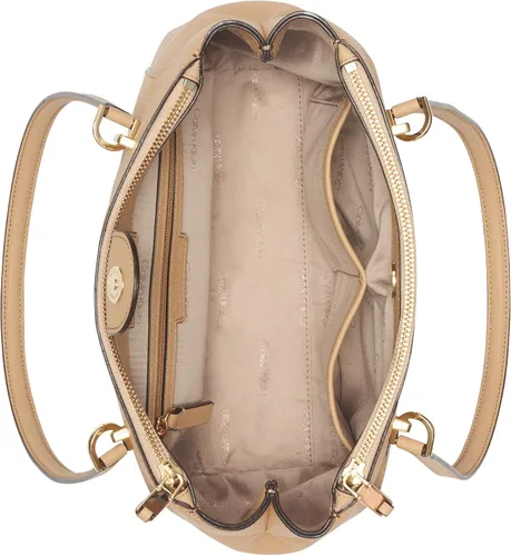 Vista 9 de Calvin Klein Hayden Saffiano - Bolso de hombro de cuero con triple compartimento