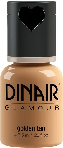 Vista 24 de Dinair Base de maquillaje con aerógrafo Marrón oscuro GLAMOUR: Natural, Cobertura ligera, Mate 1/4oz