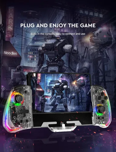 Vista 7 de momen 2024 New Version Switch Controller,Wireless One-Piece Joypad Controller Compatible with Switch OLEDLite,Switch Pro Joycon Controller with RGB