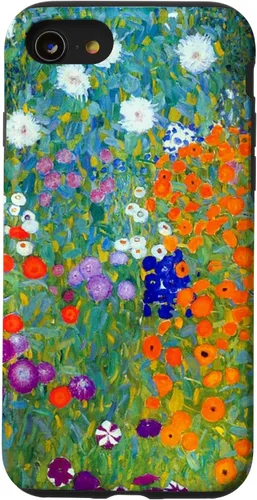 Vista 18 de Gustav Klimt Flower Garden Case for iPhone 16