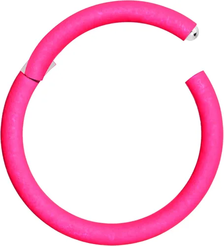 Vista 10 de Body Candy Anillos de Aro de Segmento 18 Calibre 316l Acero Quirúrgico para Labial Cartílago Azul