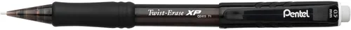 Vista 2 de Pentel Lápiz automático Twist Erase EXPRESS, tamaño de plomo de 0.020 in, barril negro, caja de 12 (QE415A)