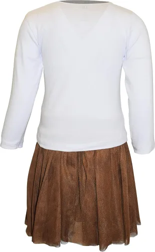 Vista 58 de Unique Baby Girls 2pc Skirt Set Outfit Long Sleeve Top with Skirt