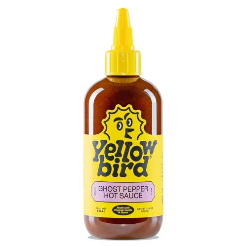 Vista 17 de Yellowbird® Salsa picante orgánica de habanero 9.8 oz. Tamaño para despensa