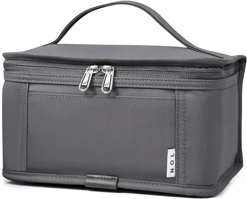 Vista 18 de NOL Natural Organic Lifestyle Bolsa de almuerzo pequeña Mini lonchera Bolsa de almuerzo aislada para hombres/mujeres A prueba de fugas Bolsa térmica