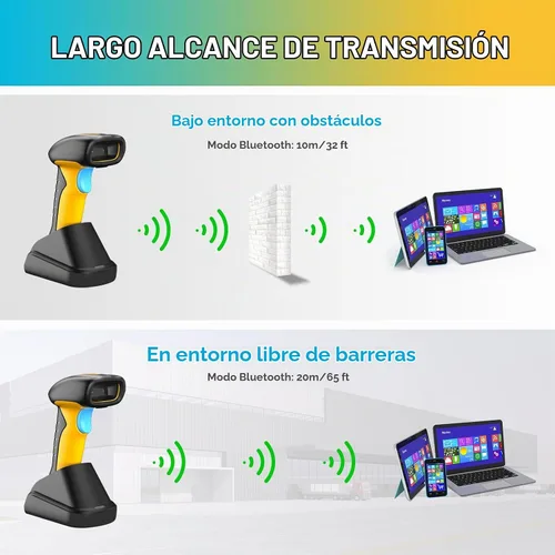 Vista 7 de NETUM Escáner industrial actualizado del código de barras de Bluetooth QR
