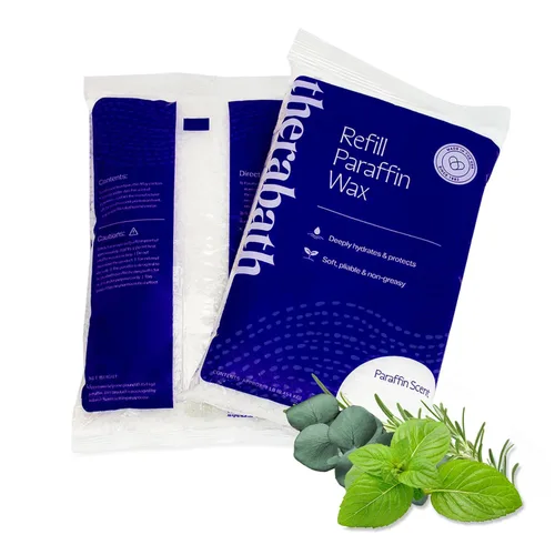 Vista 22 de Therabath Recambio de cera de parafina – Termoterapia – Uso para aliviar molestias de artritis, músculos rígidos y piel seca – para manos, pies