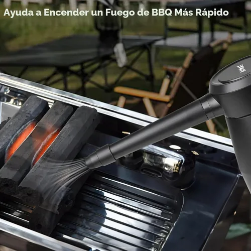 Vista 5 de AFMAT Soplador de aire eléctrico, repuesto para latas de aire comprimido, herramientas de limpieza multiusos con cable de 9.8 pies para electrónica