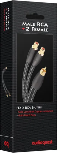 Vista 2 de AudioQuest Divisor en Y: un cable RCA macho a dos RCA hembra de 6 pulgadas (6.0 in)