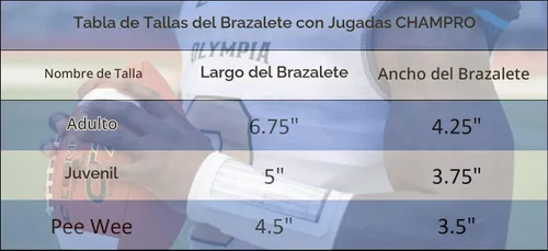 Vista 3 de Champro Libro de jugadas de mariscal de campo adulto triple (AF50B)