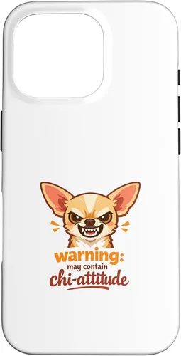 Vista 20 de Chihuahua Attitude Warning - Carcasa para iPhone XR
