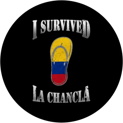 Vista 3 de Funny Spanglish Camisas Chistosas PopSockets - Agarre y soporte para teléfonos y tabletas, Negro