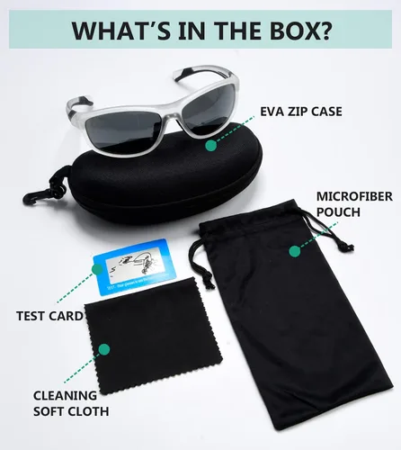 Vista 27 de Eyekepper Gafas de sol deportivas bifocales polarizadas para mujer
