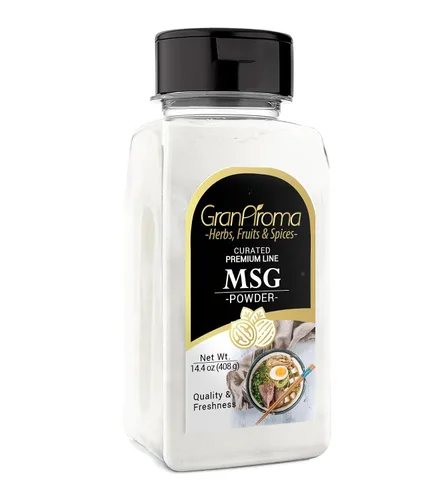 Vista 8 de GranAroma MSG en polvo, glutamato monosódico, potenciador del sabor (5.76 onzas)